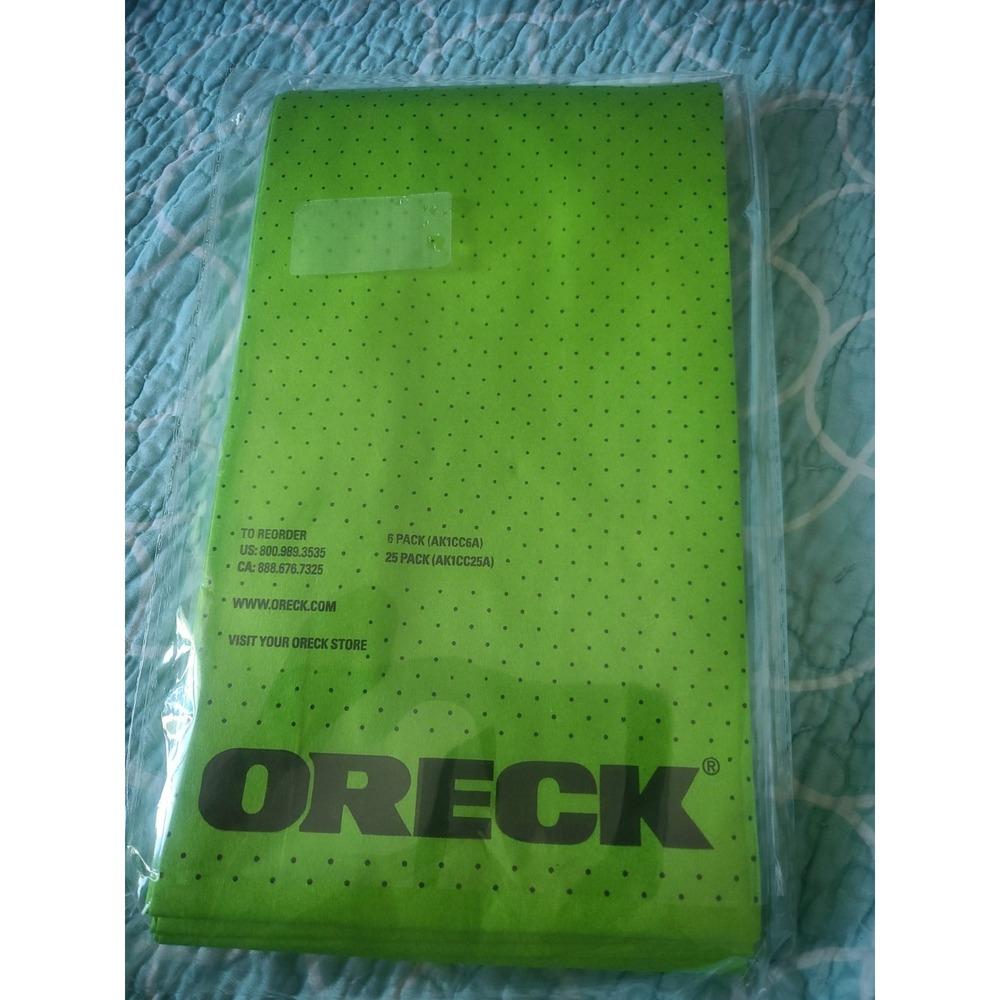NEW Oreck CC +SaniSeal Allergen Filtration 4 Bag  Replacements AK1CC6A  Vacuum